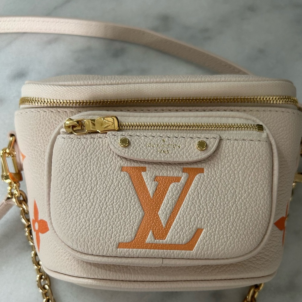 New Louis Vuitton leather Mini Bumbag “Neutral”